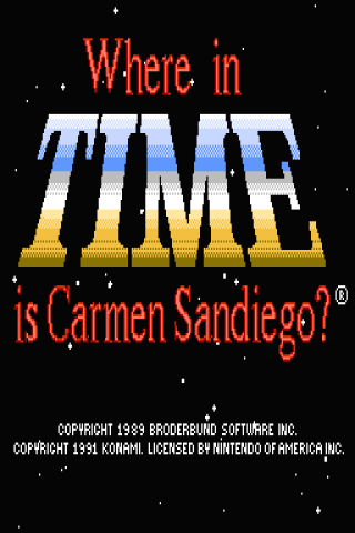 Where in Time is Carmen Sandie Android Brain & Puzzle