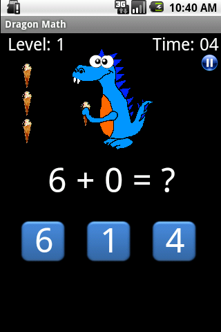 Dragon Math (Lite) Android Brain & Puzzle