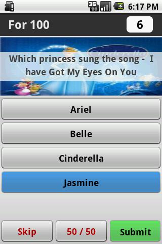 Disney Princess Game Free Android Brain & Puzzle