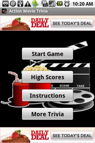 Action Movie Trivia Android Brain & Puzzle