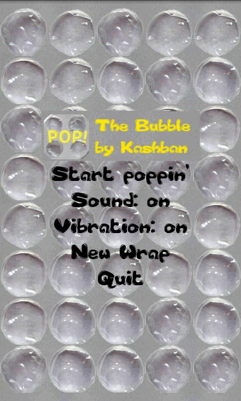 Pop the Bubble