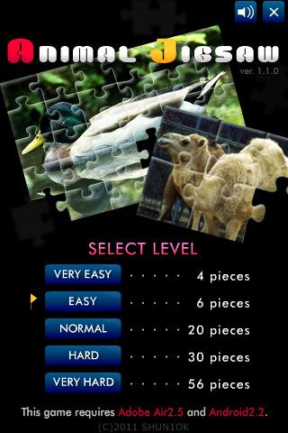 Animal Jigsaw Android Brain & Puzzle