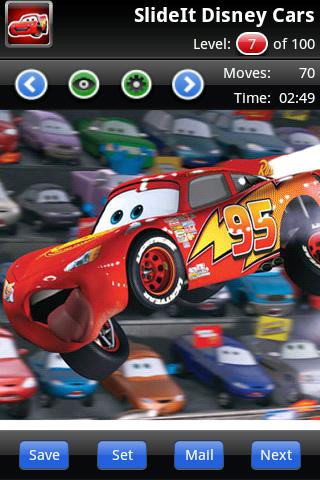 SlideIt: Disney Cars Android Brain & Puzzle