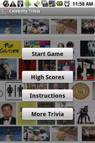 Celebrity Trivia Android Brain & Puzzle