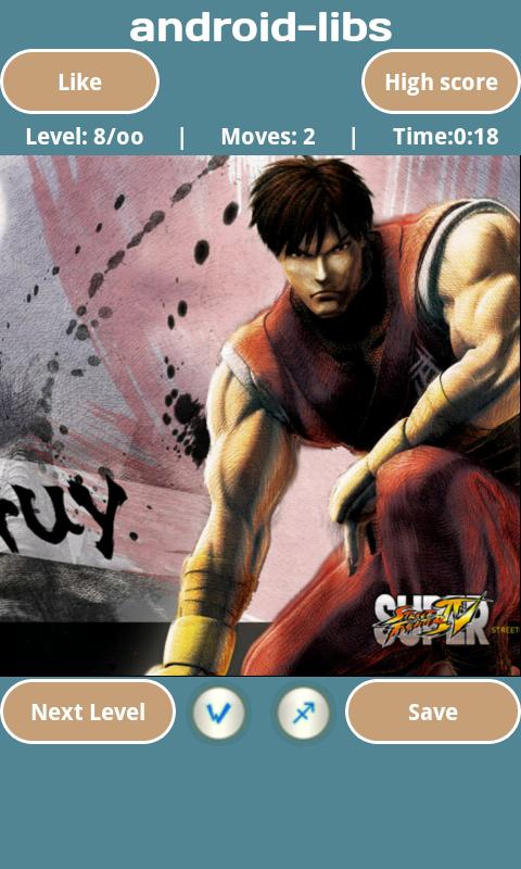 Street Fighter 4 Puzzle Android Brain & Puzzle