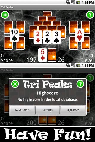 Tri Peaks Android Cards & Casino