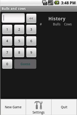 Bulls and Cows Android Brain & Puzzle