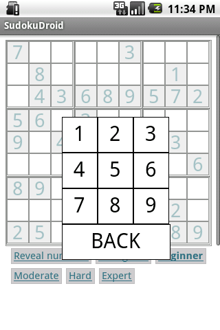 SudokuDroid Android Brain & Puzzle
