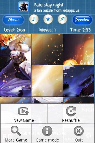 Fate/Stay Night – puzz! Android Brain & Puzzle