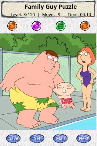 Hi Puz! – Family Guy Android Brain & Puzzle