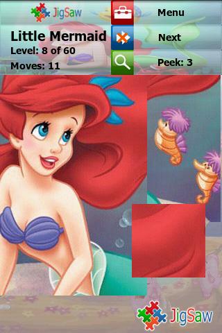 Little Mermaid Puzzle : JigSaw Android Brain & Puzzle