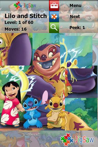 Lilo and Stitch Puzzle JigSaw Android Brain & Puzzle