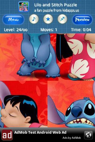 Lilo and Stitch Android Brain & Puzzle