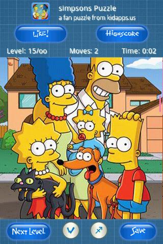The Simpsons  kids puzz!