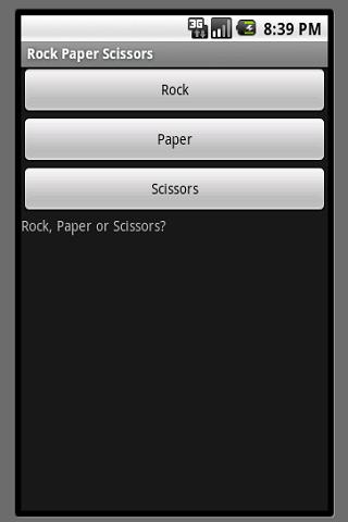 Rock Paper Scissors Android Brain & Puzzle