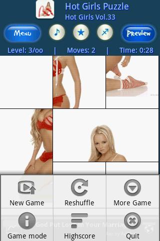 Hot girls vol 33 Swap Puzzle Android Brain & Puzzle