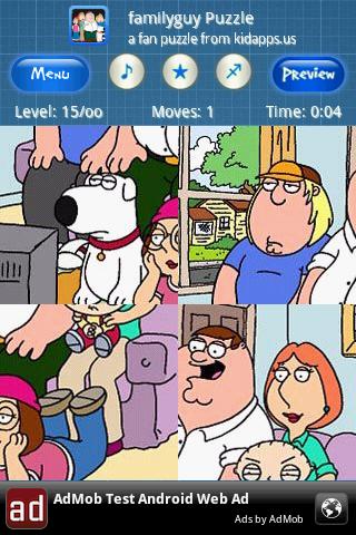 Family Guy – puzz! Android Casual