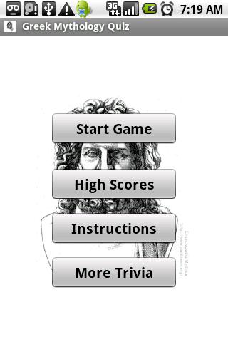 Greek Mythology Quiz Android Brain & Puzzle