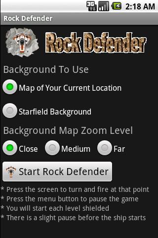 Rock Defender Android Arcade & Action