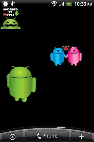 Android vs Apple Valentine LWP