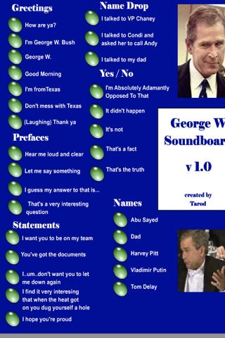George Bush Soundboard 3