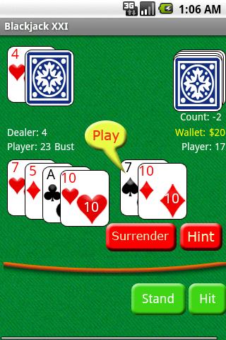 Blackjack XXI Android Cards & Casino