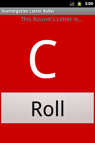 Scattergories Letter Roller Android Brain & Puzzle