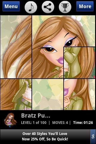 Puzzle: Bratz Android Brain & Puzzle