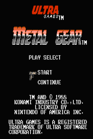 Metal Gear USA