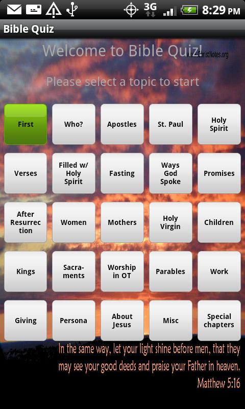 Bible Quiz Android Brain & Puzzle
