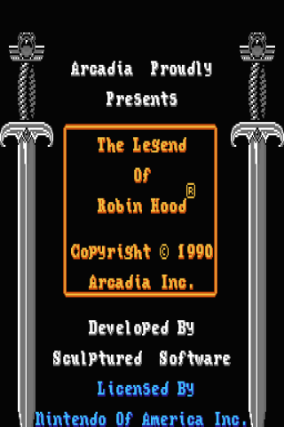 Legend of Robin Hood, The USA