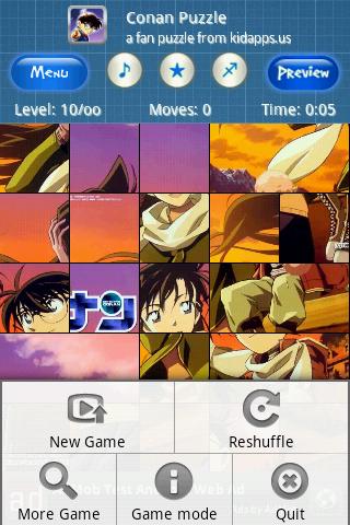 Conan – a fan puzzle Android Brain & Puzzle