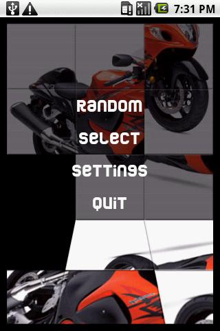 Motorcycles Slide Puzzle