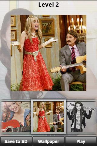 Hannah Montana Puzzle Android Brain & Puzzle