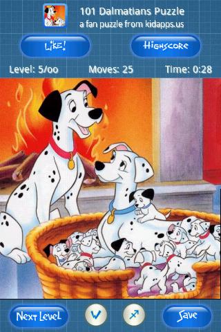 101 Dalmatians – a fan puzzle Android Brain & Puzzle