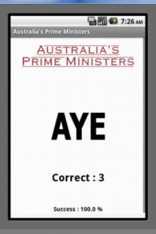 Australia’s Prime Ministers Android Brain & Puzzle