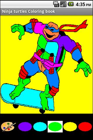 Ninja Turtle Coloring book Android Casual