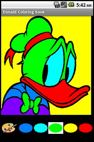 Donald coloring book