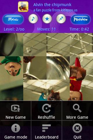 Alvin the chipmunk fan puzzle Android Brain & Puzzle