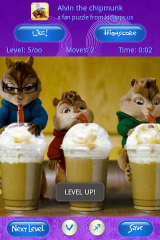 Alvin the chipmunk fan puzzle Android Brain & Puzzle