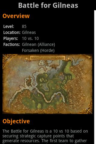 WarCraft Cataclysm Guide Android Arcade & Action