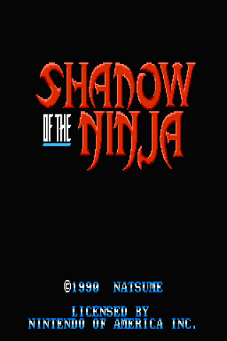 Shadow of the Ninja USA