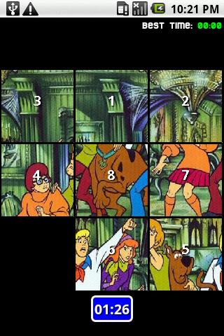 Scooby Doo Slide Puzzle Android Brain & Puzzle