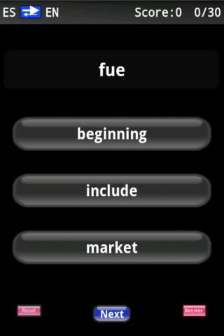 VocabularyTrainer (ES/EN) Beg. Android Brain & Puzzle