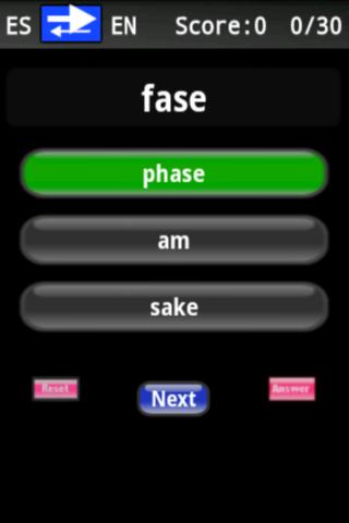 VocabularyTrainer (ES/EN) Beg. Android Brain & Puzzle