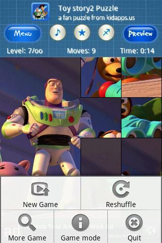 Toy Story 2 Android Brain & Puzzle