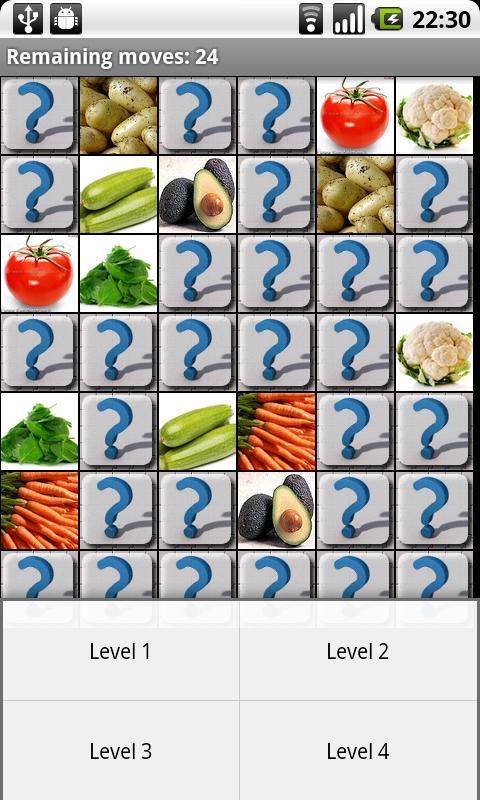 Learn vegetables Android Brain & Puzzle