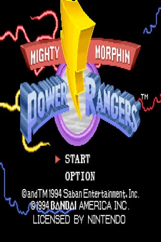 Ower Rangers Android Arcade & Action