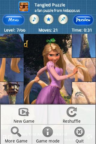 Tangled 2010 – kids puzz! Android Casual