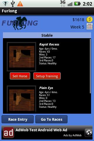 Furlong Android Sports Games